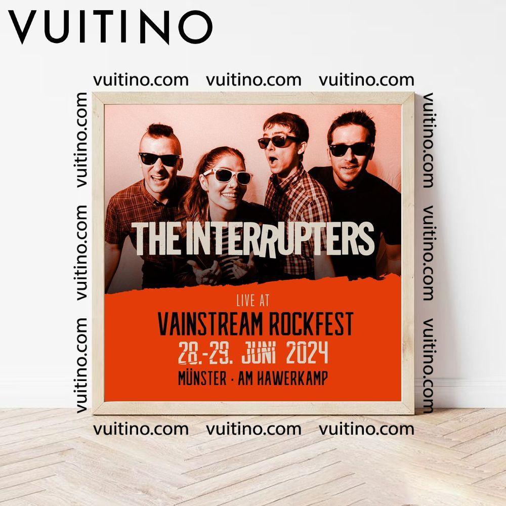 The Interrupters Vainstream Rockfest 2024 June Square Poster No Frame