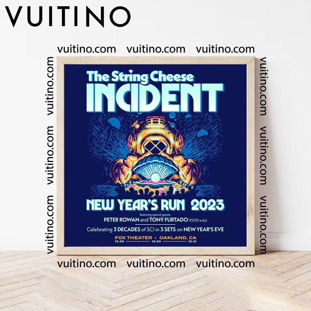 The String Cheese Incident New Years Run 2023 Square Poster No Frame