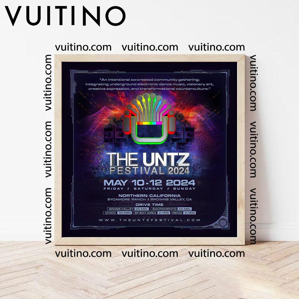 The Untz Festival 2024 Square Poster No Frame