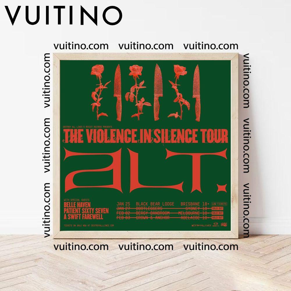 The Violence In Silence Tour Alt 2024 No Frame Square Poster