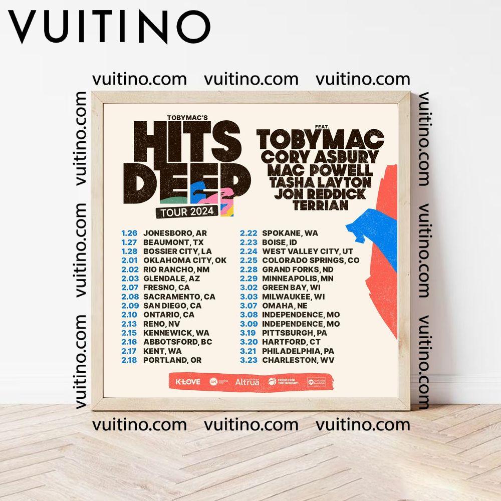 Tobymac Cory Asbury Tour 2024 Dates Poster (No Frame)