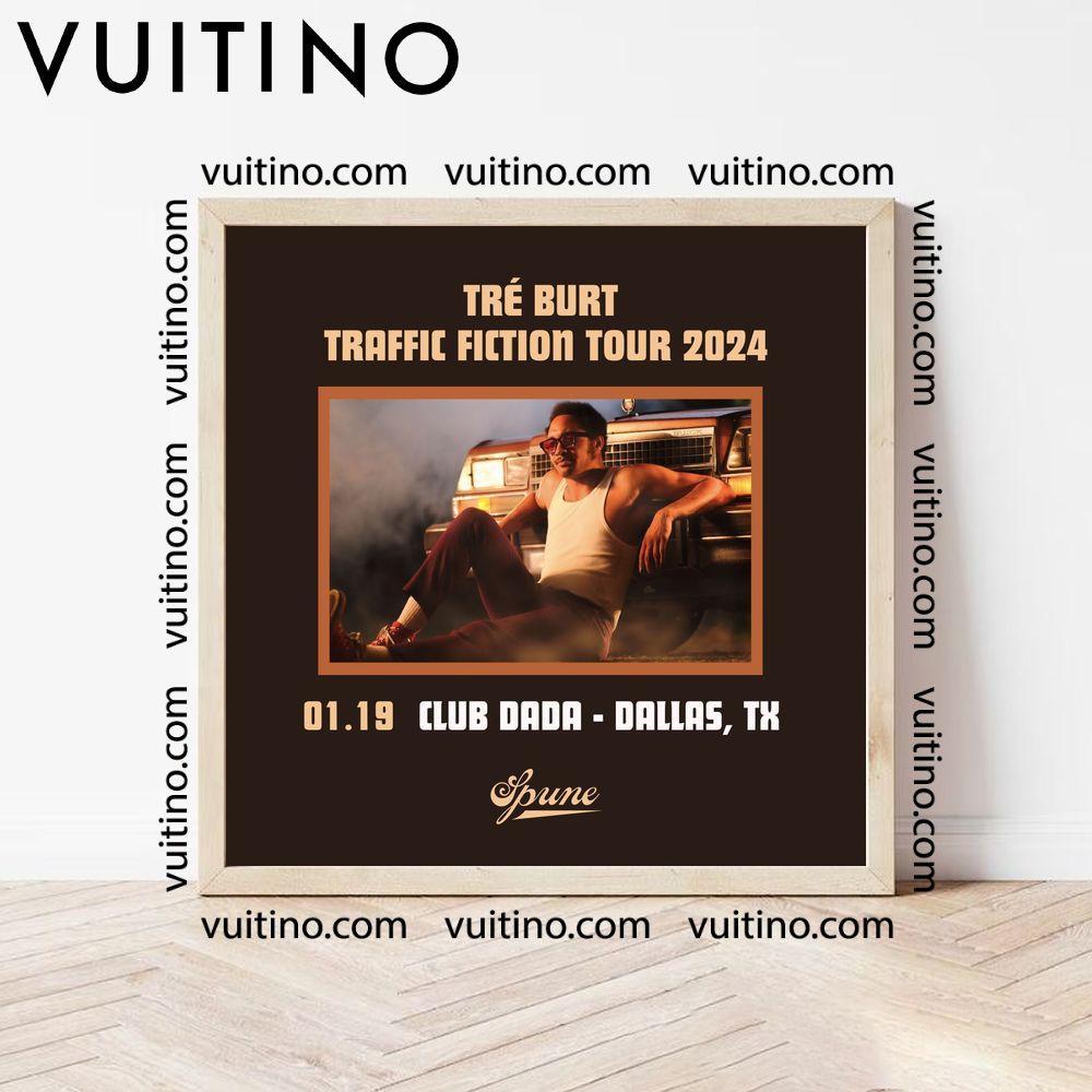 Tr Burt Traffic Fiction 2024 Tour Poster (No Frame)