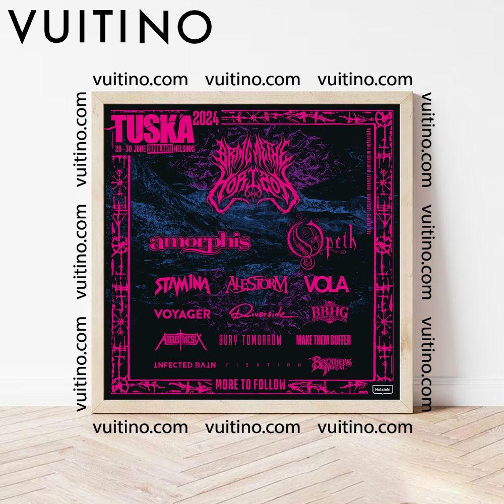 Tuska Metal Festival 2024 Dates Square Poster No Frame