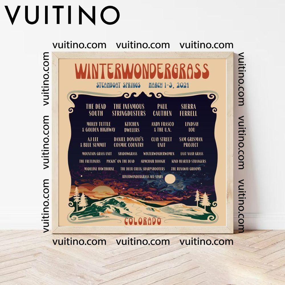Winterwondergrass Colorado 2024 Dates No Frame Square Poster