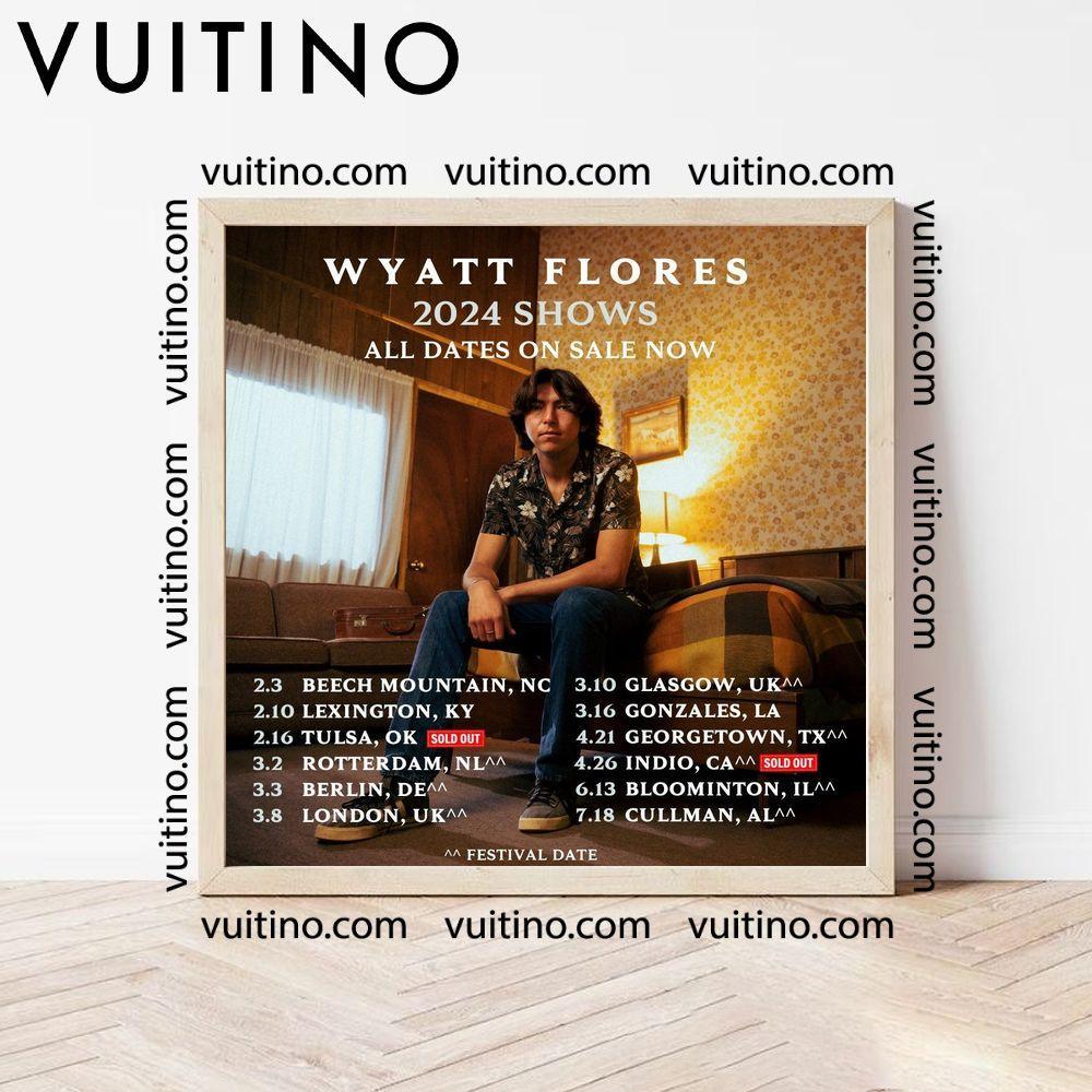Wyatt Flores 2024 Tour No Frame Square Poster
