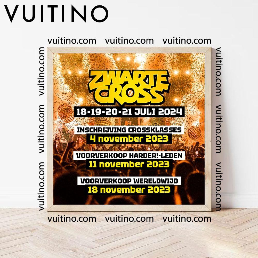 Zwarte Cross 2024 Dates No Frame Square Poster