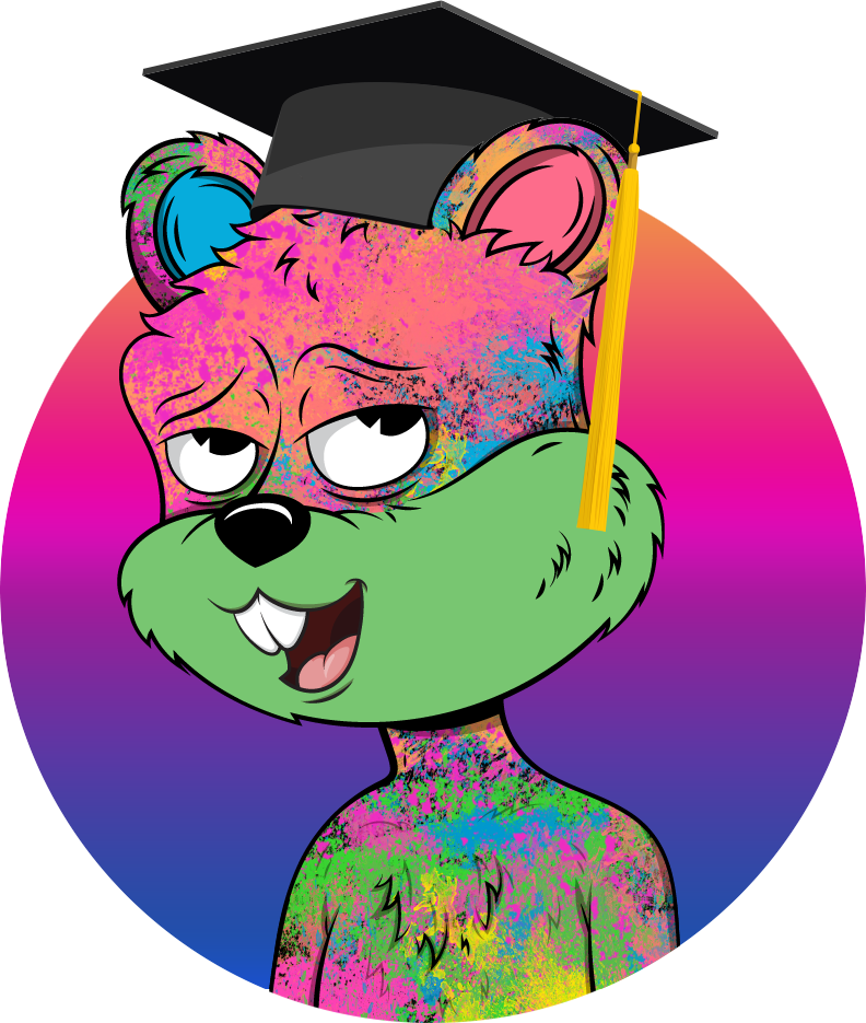 Quokka character with graduation hat