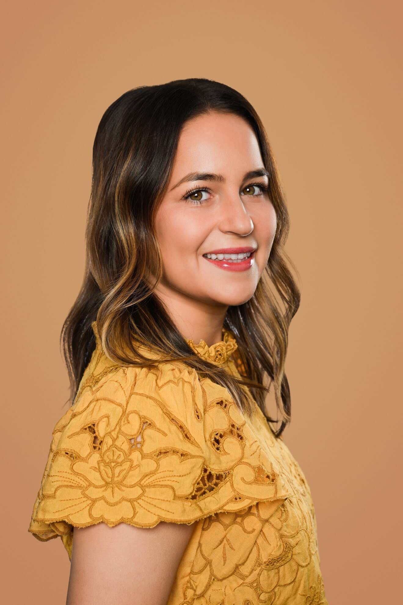 lifestyle-headshot-woman-yellow-top-studio Corporate Team Headshots Bay Area | TTB Studio - TTB Studio
