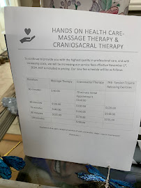 Hands on Health Care Massage Therapy & Craniosacral Therapy