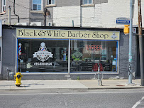 Black and White Barbershop