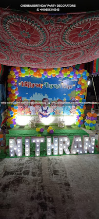 Chennai Birthday Party Decorators