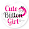Cute as a Button Girl