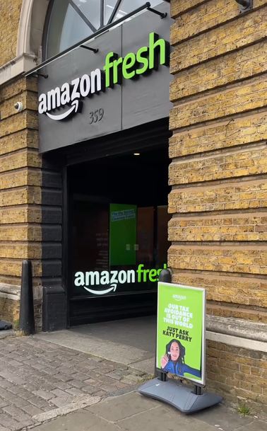 Another image of the sign at a location, confirms address and location