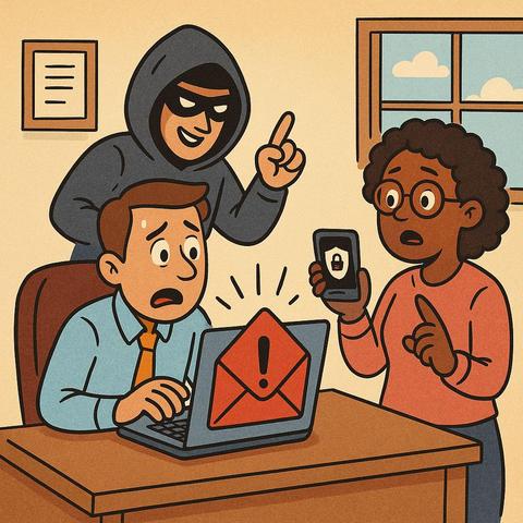 Beware of urgent emails demanding action