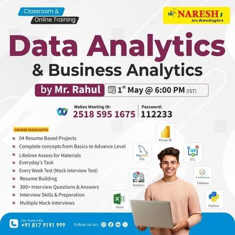 📈 Learn Data Analytics & Business Analytics — for FREE!