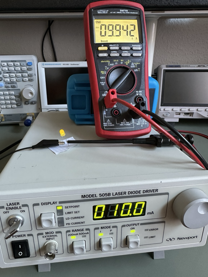 Testing the Newport 505B laser diode driver