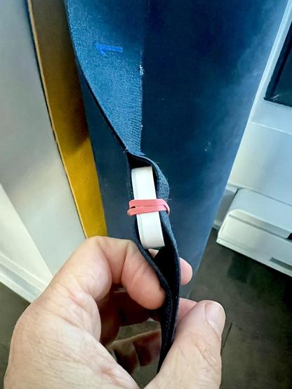 Close-up of my hidden Aqara vibration sensor
