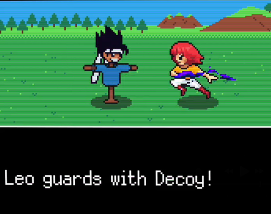 A screenshot of Leo using the Decoy skill