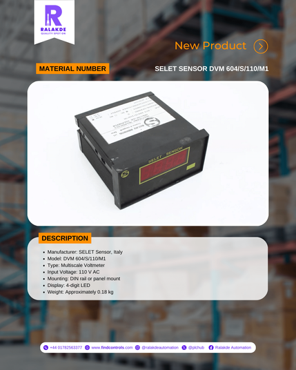 The image shows a Selet CT 604/S/220/M Pulse Counter, a product offered by Ralakde Automation.
