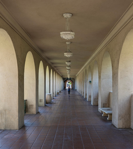 Balboa Park San Diego California Spanish Colonial Architecture

Balboa Park's Creation and the 1915 Exposition
There is no other place like San Diego's Balboa Park. Unlike many other famous urban parks, it is renowned for its combination of nature and architecture. The 1,400 acre "City Park" was founded in 1868, and in 1909 the idea of a grandiose park was formulated in order for San Diego to host the Panama–California Exposition of 1915–1916. After the San Diego City Council made the decision to build a cultural park for the Exposition, the City renamed City Park to Balboa Park in 1910 in honor of the Spanish explorer Vasco Núñez de Balboa, who led the first expedition to the Pacific Ocean by crossing the Isthmus of Panama. This event was not only to celebrate the construction of the Panama Canal, but to boast that San Diego's bay was the closest west–coast American port to Panama. The City Council turned to Bertram G. Goodhue, hiring him as the leading architect for the Exposition.



Image:
https://fineartamerica.com/featured/arches-balboa-park-san-diego-california-spanish-colonial-architecture-wayne-moran.html

Read more:
https://waynemoranphotography.com/blog/plan-your-trip-to-san-diego-california/

#SanDiego #BalboaPark #California #architecture #Landscape #photography #travel #travelphotography

#AYearForArt #buyintoArt
