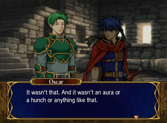 Adorable Oscar talking to Ike.