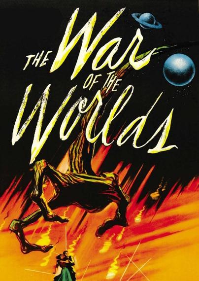 An old school poster for The War of the Worlds (1953)