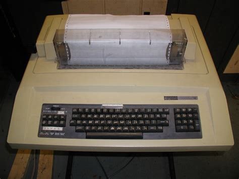 Another rare input to the mainframe. A DECWriter II teletype.
