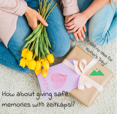 Still no idea for mother's day? How about giving safe memories with zeitkapsl?