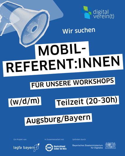 Eine Stellenausschreibung für w/d/m als Workshopleiter
