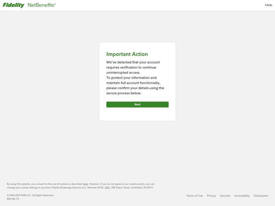 Screenshot of phishing site