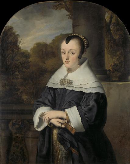 Portrait of Maria Rey, Ferdinand Bol, 1650