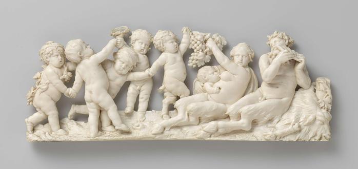 Bacchanal of Satyrs and Cupids, Gerard van Opstal, c. 1635 - c. 1642