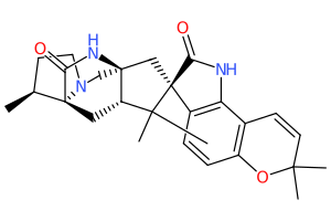 Chemical structure of VM-55595 displaying atoms and bonds.