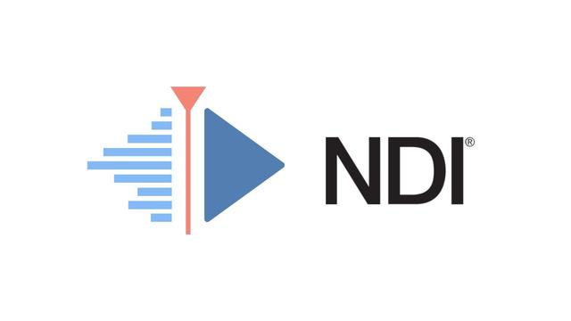 The Kdenlive logo and the NDI logo on a white background.