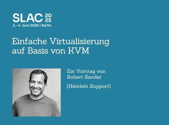 SLAC-Vortrag zum Thema Virtualisierung auf Basis von KVM