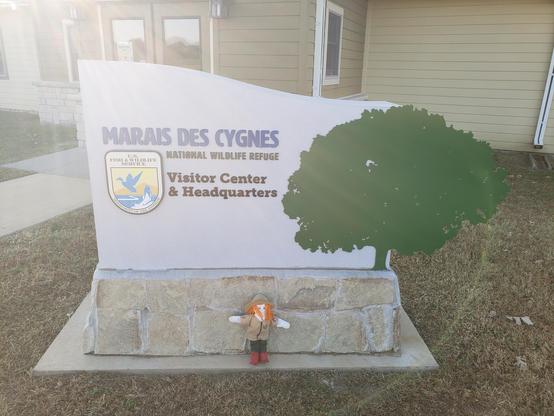 Ranger Sarah at the Headquarters for Marais De Cygnes NWR. The Refuge is named after the Marais des Cygnes River which runs through the middle of the refuge and is the dominant natural feature of the region.
— at Marais des Cygnes National Wildlife Refuge.
