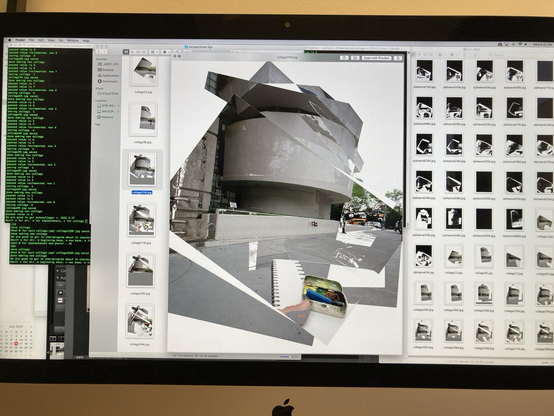 Pictures on screen