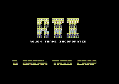 Screenshot of "For Gold or Glory" - Crack: Rough Trade Inc. (RTI) - Published by Alternative Software on Commodore 64 (1988)