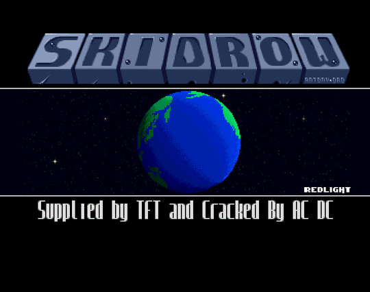 Screenshot of "Road Rash" - Crack: Skid Row (SKR) - Published by Electronic Arts on Commodore Amiga (1992)