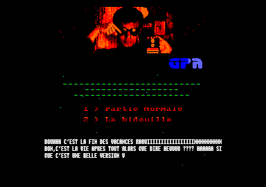 Screenshot of "Altered Beast" - Crack and Trainer: Guilde des Pirates Associés (GPA) - Published by Activision on Amstrad CPC (1989)
