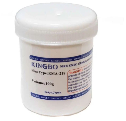 Kingbo RMA-218 soldering flux.