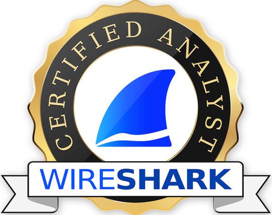 Wireshark Certified Analyst (WCA) Logo.