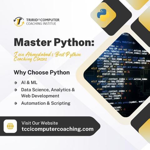 Master Python: Join Ahmedabad's Best Python Coaching Classes