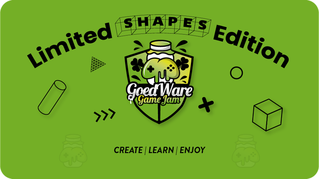 New GoedWare Game Jam Limited Shapes Edition. Starts September 2nd, 2025