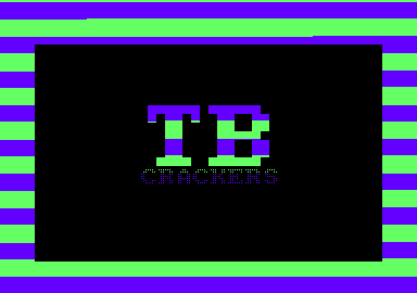 Screenshot of "Street Fighter" - Crack and Trainer: TB Crackers - Published by Go! on Amstrad CPC (1988)