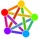 Das bunte Fediverse Logo ist auf dem Bild zu sehen.
