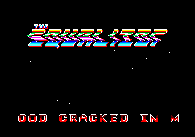 Screenshot of "Seymour at the Movies" - Crack: The Equalizor - Published by Codemasters on Amstrad CPC (1991)