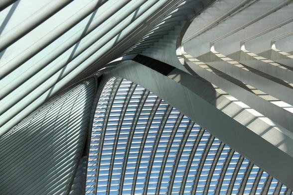 Detail of Railway Station, Liège, Belgium
