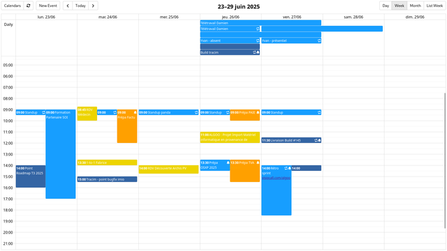 Open Calendar screenshot