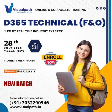 🚀 Launch Your Career with #D365 F&O Technical – New Batch Starting Soon!